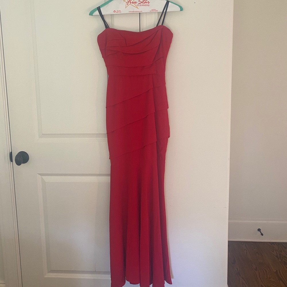 Sexy red mermaid dress